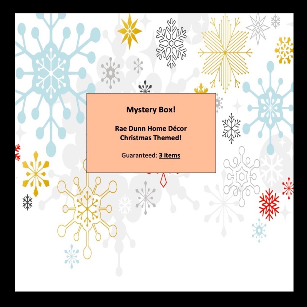 RAE DUNN MYSTERY BOX GIVEAWAY